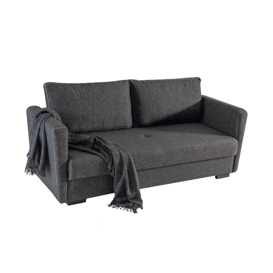 Canapé-lit 4-en-1 Pliable – Transformable En Pouf, Fauteuil Ou Lit 1 Personne, Idéal Petit Espace (Marron)